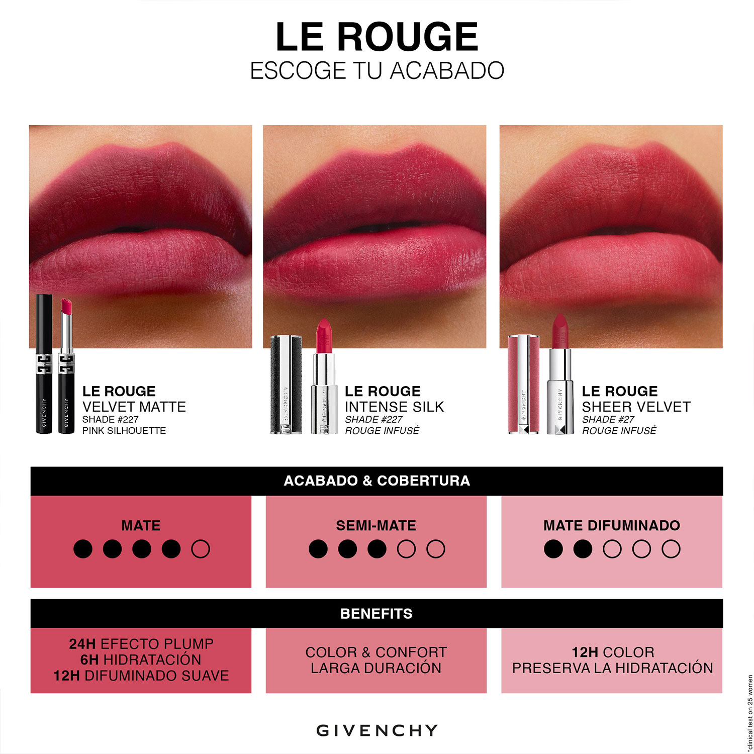 LE ROUGE VELVET MATTE (LABIAL MATE DE LARGA DURACIÓN CON EFECTO VOLUMINIZADOR)